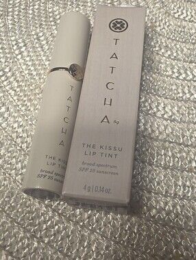 Tatcha Plum Blossom Coral Pink Lipstick SPF 25 (New)